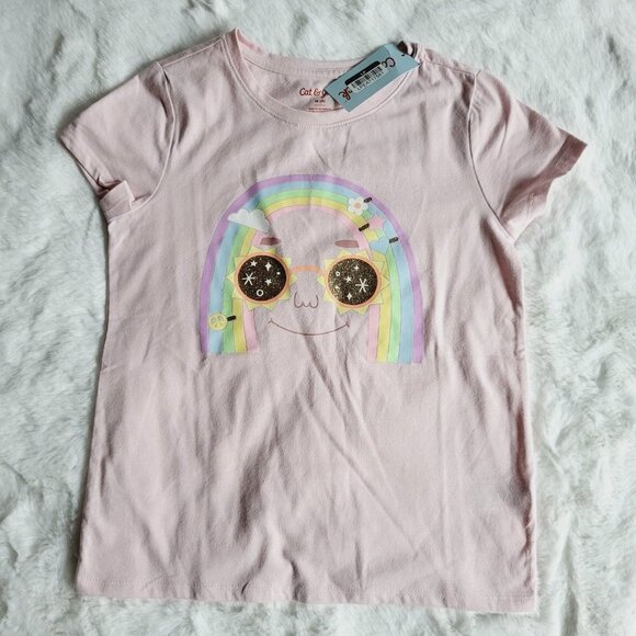 Cat & Jack Other - Cat & Jack, Girls' Rainbow T-shirt, 3KIDN-AY